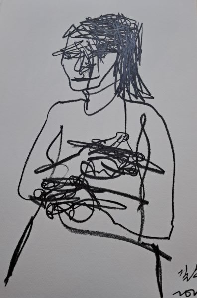 [2024] Untitled, Graphite on paper, Size Unknown